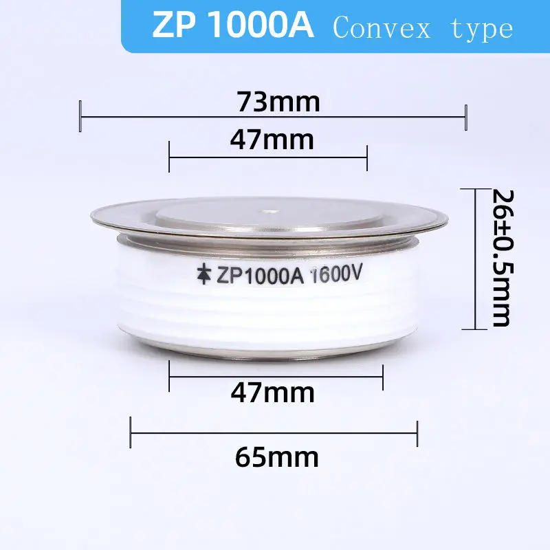 ZP1000A1600V Convex Flat Thyristor