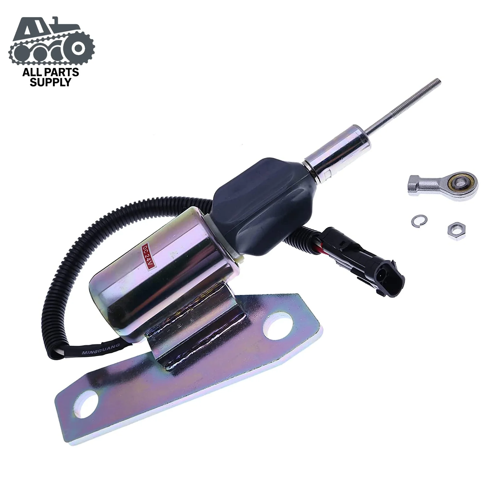 24V 5267132 New Fuel Shutoff Solenoid 3991625 for Hyundai R200-5 R225-7 R210LC-7
