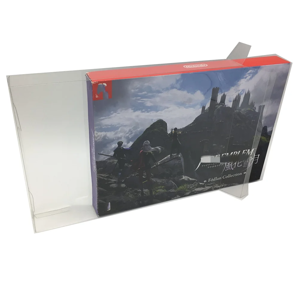 Collection Display Box For Fire Emblem: Three Houses/Nintendo Switch Game Storage Transparent Boxes TEP Shell Clear Collect Case