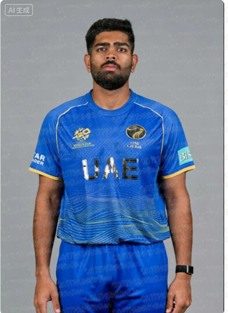 2026 New Y2K UAE Crew Neck Cricket Sports Jersey T-shirt Suitable Daily Training Wear Quick Drying FamilyMatching Tops Tees