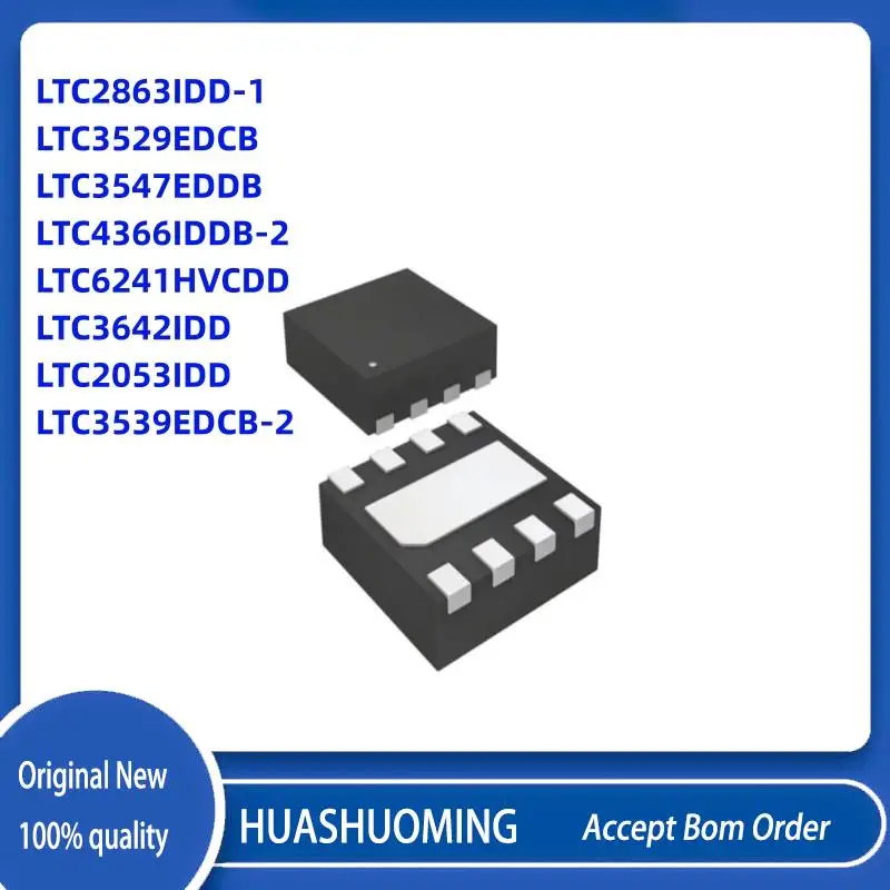 10Pcs/LOT LTC2863IDD-1 LTC3529EDCB LTC3547EDDB LTC4366IDDB-2 LTC6241HVCDD LTC3642IDD LTC2053IDD LTC3539EDCB-2