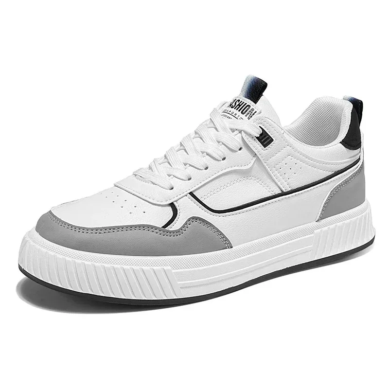 

thick-soled men's anti-slip sports shoes, wear-resistant loafers vulcanized Casual sneakers board shoes large sizes men's shoes