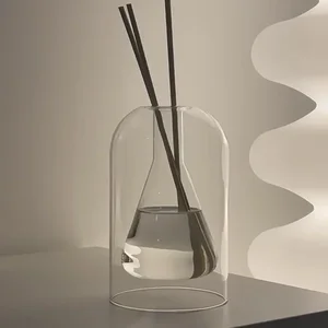 Aromatherapie Diffusor, einfache Glasflasche, Organisatoren für ätherische Öl, Lagerbehälter, modern Hauptverkaufsdiffusor -Glasflasche - №5