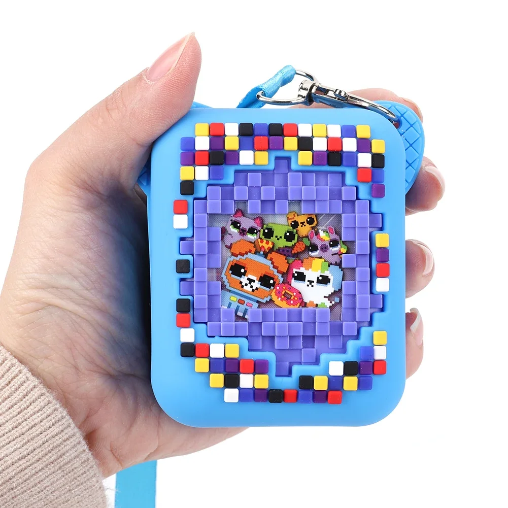 Protective Case with Lanyard Silicone Cover Case Anti Drop Protective Skin Sleeve for Bitzee Digital Pet Interactive Virtual Toy