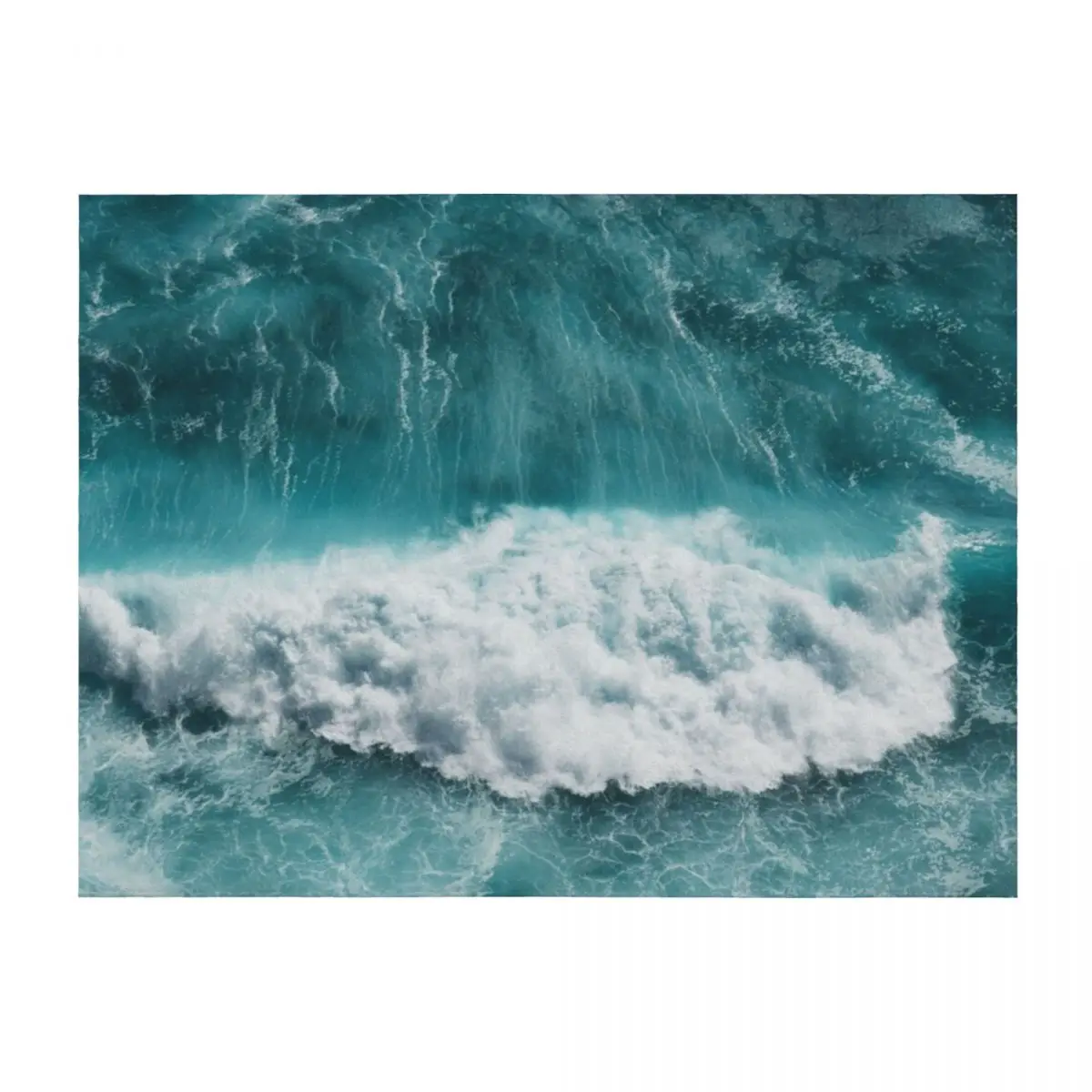 

Blue Ocean Sea Waves Throw Blanket Comforter decorative Cute Sofa Blankets