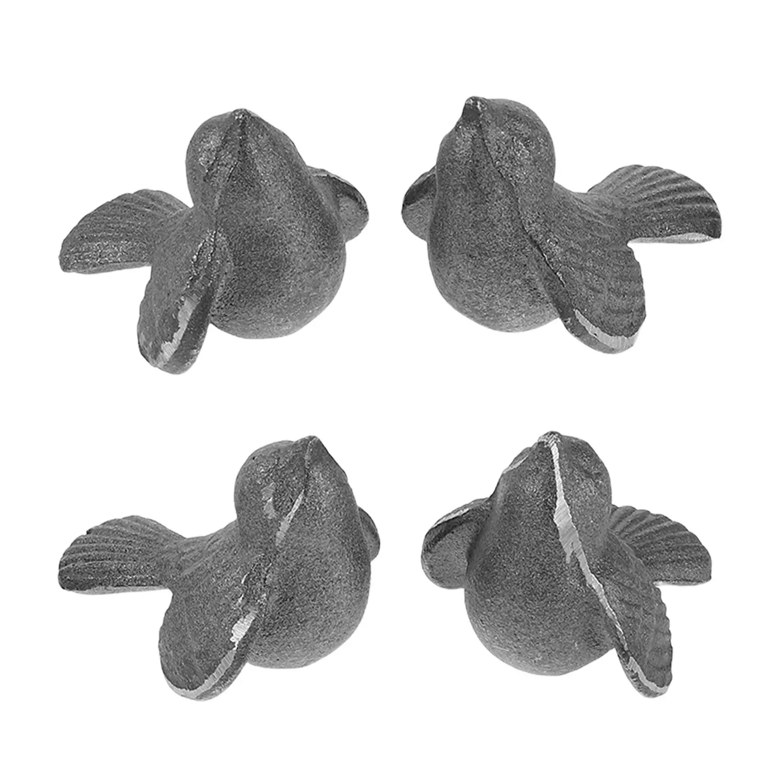 4Pcs Cooking Tools Natural Cast Iron Supplement Spoon for Vegan Athletes Pregnant Women Kids Food Drinks