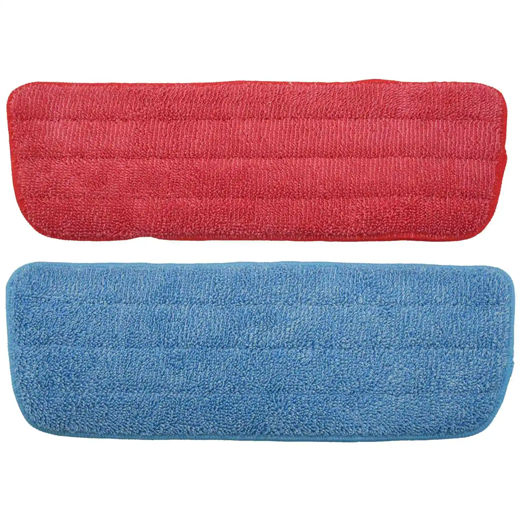 

AC23-4 Pack Microfiber Mop Replacement Heads ,Flat Mop Replacement Cloth,For Wet Dry Mops ,Blue And Red