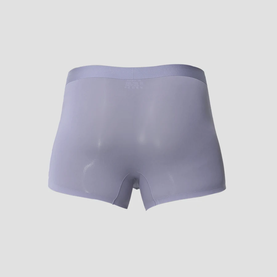 Men's ice silk antibacterial underwear, mesh breathable boxer shorts, summer thin men's sports four-corner shorts