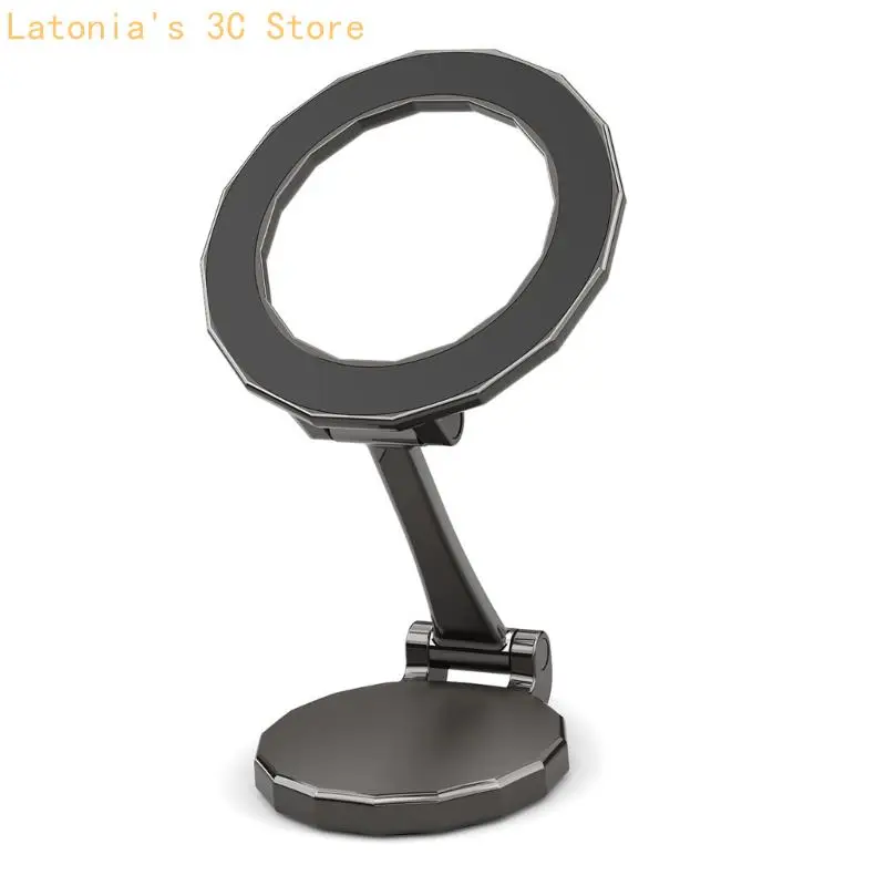 360 Grad drehbarer Autotelefonhalter für Telefon 17 16, faltbarer Magnethalter X3UB – Detail 3