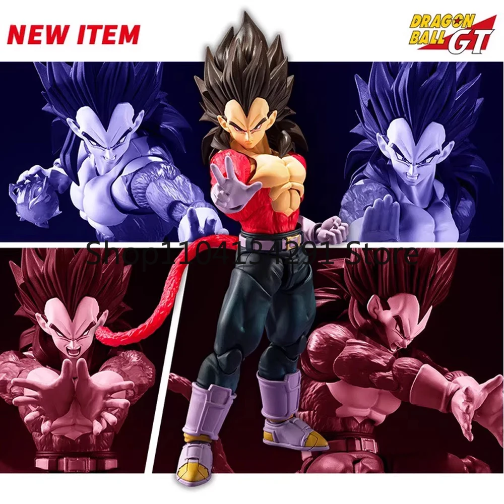 

Оригинальная серия BANDAI S.H.Figuarts SUPER SAYAN 4, VEGETA, подвижные фигурки героев аниме, детские игрушки на складе