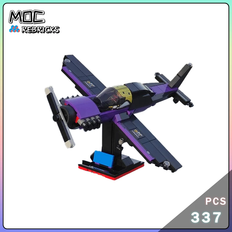 

Военная серия MOC кирпичи креативный маленький самолет строительный блок модель интеллектуальное образование DIY игрушки для мальчиков рождественские подарки