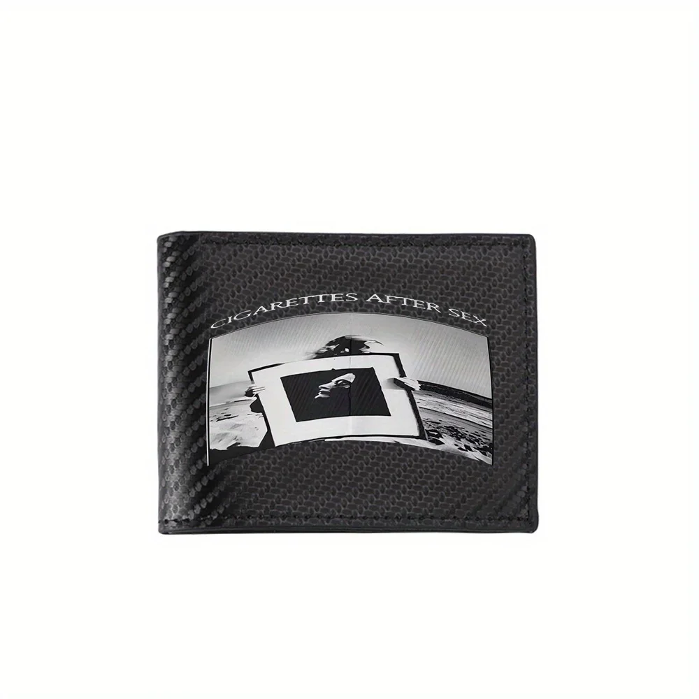 Face profile picture frame landscape Men's Wallets Simple Business Modern Stylish Printing Design Gifts For Father Boyfriend Chr