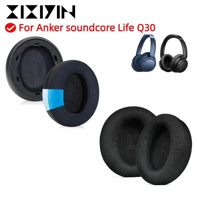 

Replacement Ear Pads Cups Earpad Memory Foam Cushions For Anker soundcore Life Q30 Headphones Headset Cooling Gel ，