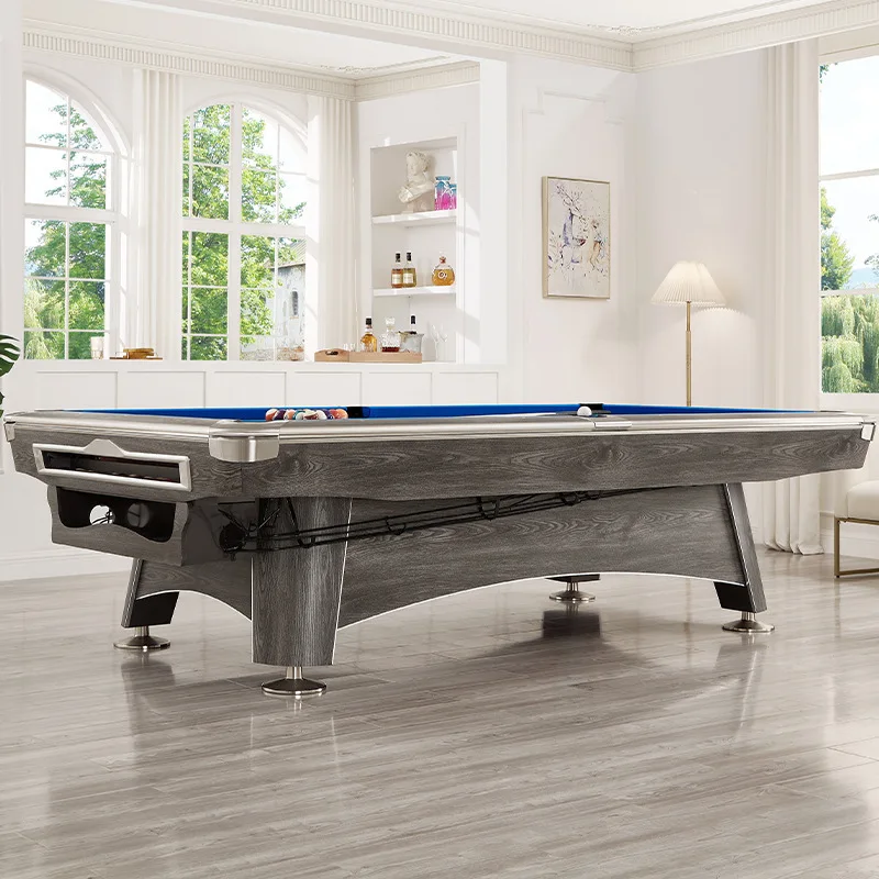 

Standard American nine-ball 9-foot fancy nine-ball event black eight pool table wholesale four or six generati