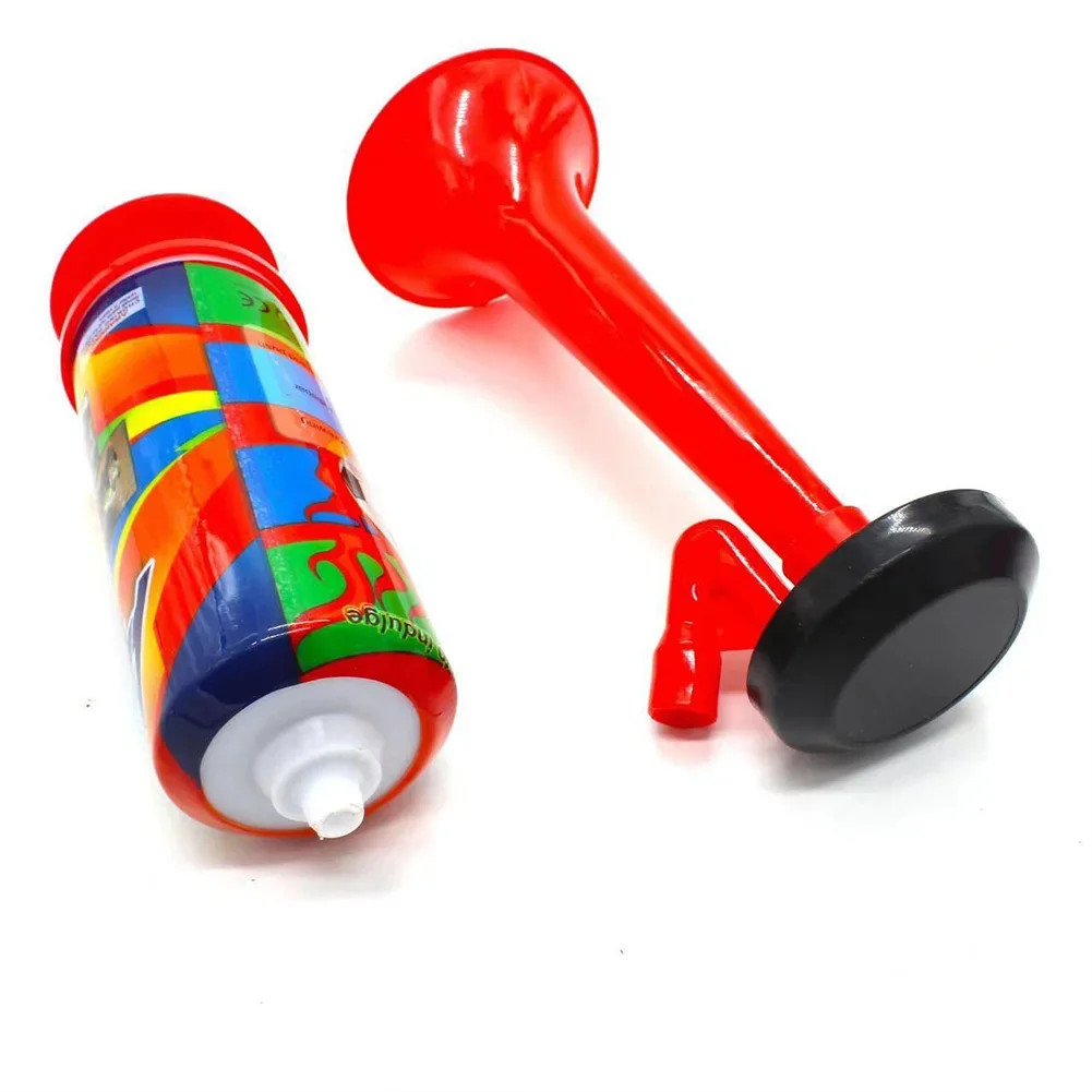 Handheld Air Horn with Loud Voice Football Stadium Horn Mini Handpush Pump Air Horn for Boating Sports Events Birthday Parties
