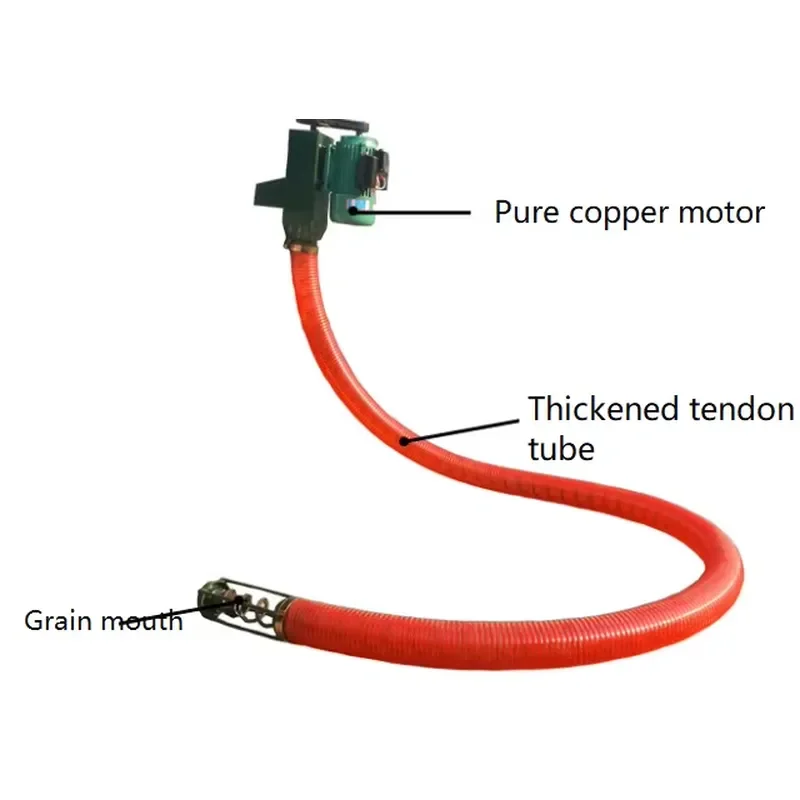 Hot Sale Grain Conveyor Transport Rice Husk, Maize, Rice Paddy. Flexible Hose Pipe Auger Screw Conveyor