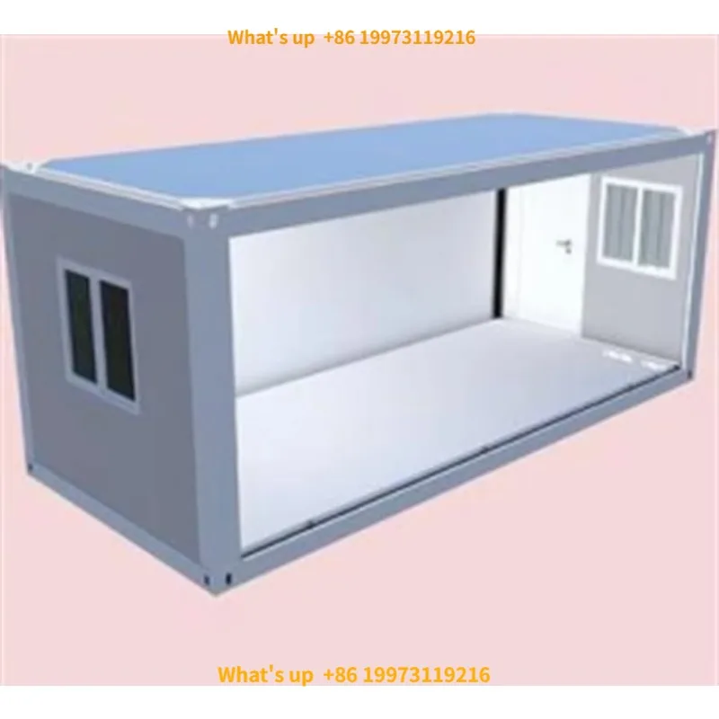 2026 Modern Breathable Sandwich Panel Foldable Prefab Insulated Container House 20ft 1 Year Warranty 14.38 Building Area Bathroo