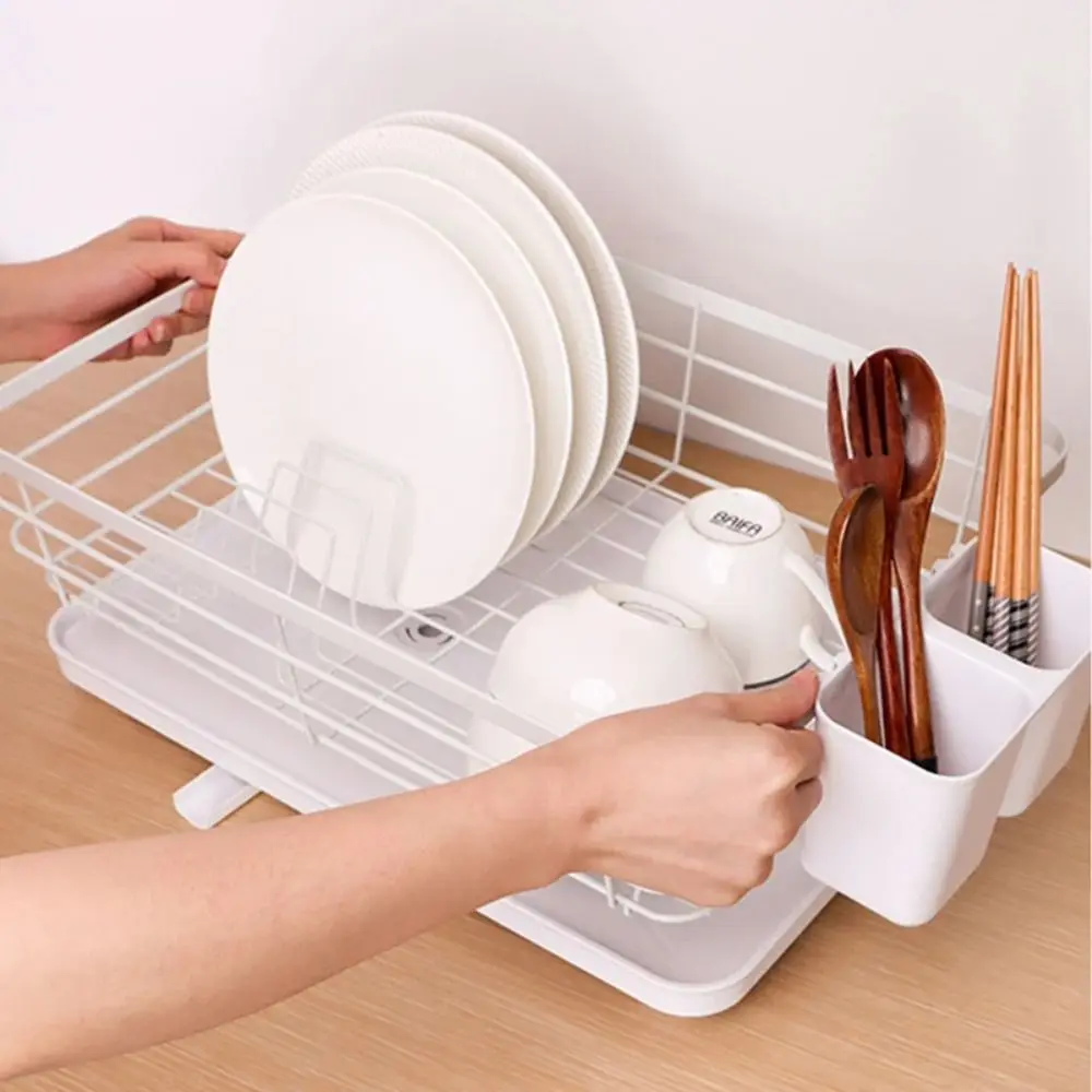 

2-Layer Kitchen Dish Drying Rack Moisture-Proof Removable Dish Rack Drain Rack Easy To Clean Versatile Dish Storage Rack Home
