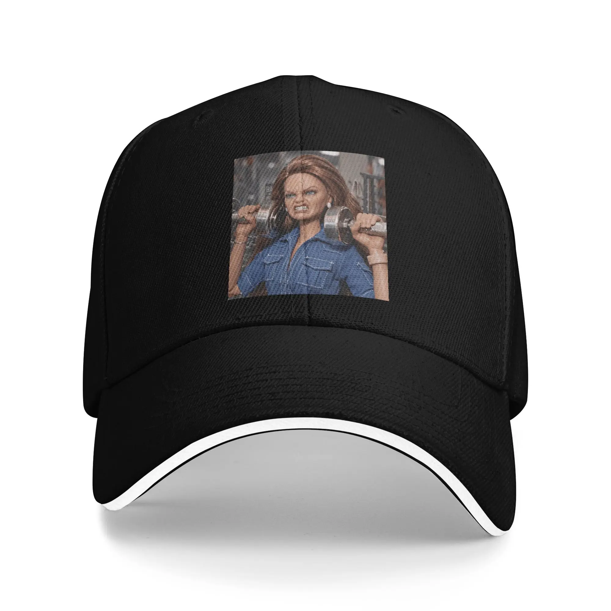 Funny Disgusting Gym Doll Vintage Workout Meme Baseball Cap Unisex Custom DIY Hip Hop Hats Summer Outdoor Sport Baseball Caps