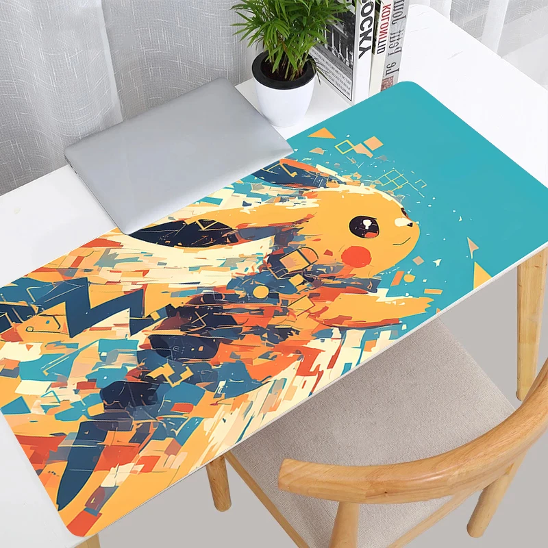 Large E-sports Mouse Pad Pokemon Pikachu durable Smooth Flexible Rubber Gamer PC Computer Keyboard For CSGO Kawaii Mosuepad