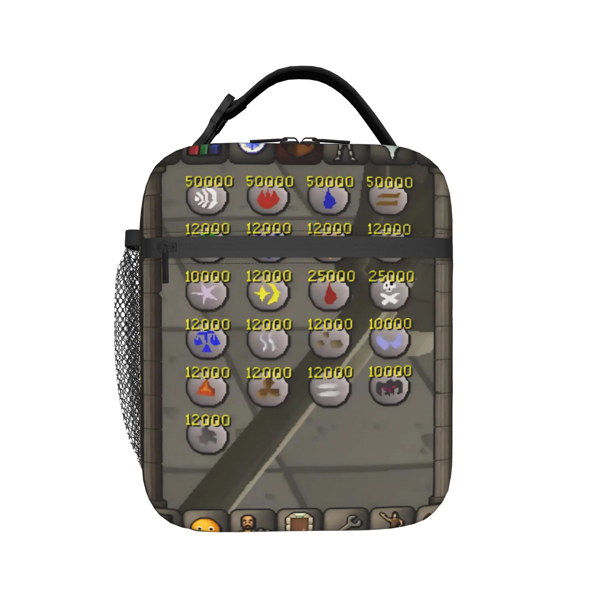 Lunch Box Old School RuneScapes Accessories  Lunch Food Box Ins Style Thermal Cooler Lunch Box For Outdoor