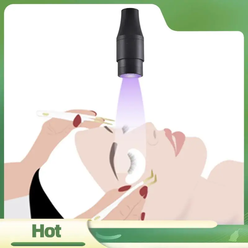 

N95R Foot Step Switch Floor Lamp UV Ultraviolet LED Glue Curing Light Beauty Eyelash False Eyelashes Manicure Grafting US Plug