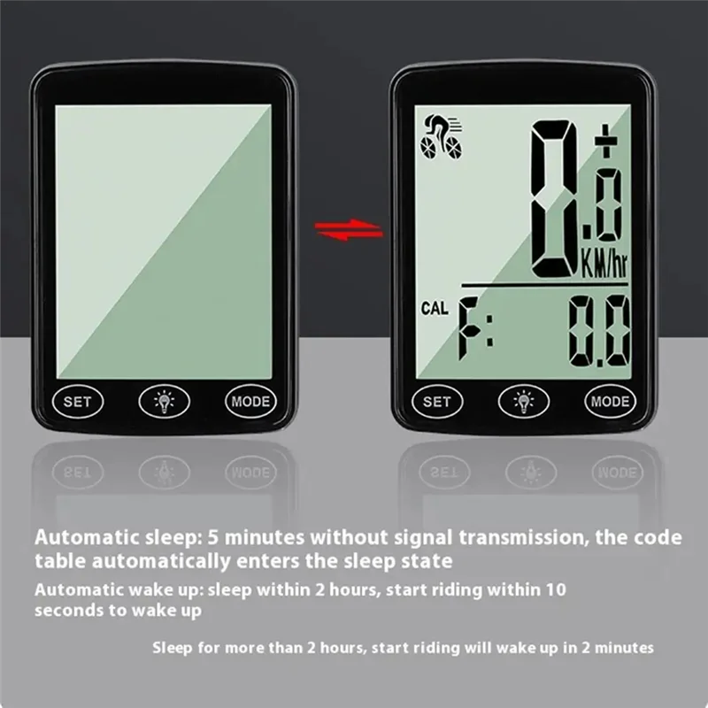 【Shop Now】Automatic Wireless Bicycle Speedometer Odometer Cycling Computer For Bikes Speedometer