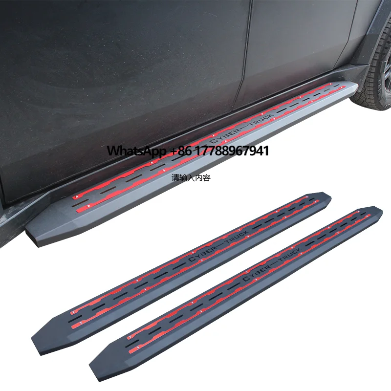 

Premium Off-Road Pedals & Running Boards for Cybertruck Stainless Steel-Enhance Style & Durability!