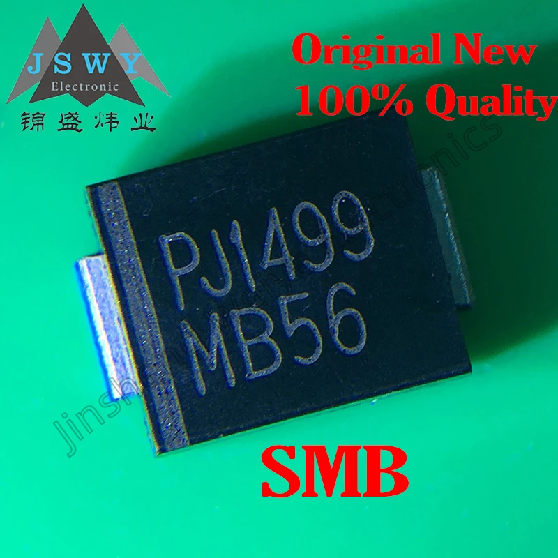 

5~10PCS MB56 SMD Schottky diode 5A/60V package DO-214AA SMB 100% brand new and genuine shipping