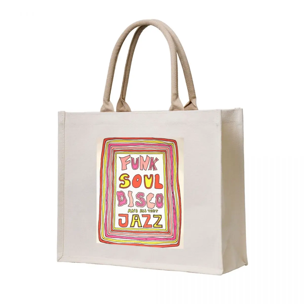 

Funky Jazz Tote Bag Candy bags Lady bag Canvas personalized tote