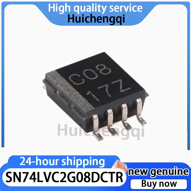 10PCS Original Genuine SN74LVC2G08DCTR Package SSOP-8 Dual Channel, 2-input Logic Gate