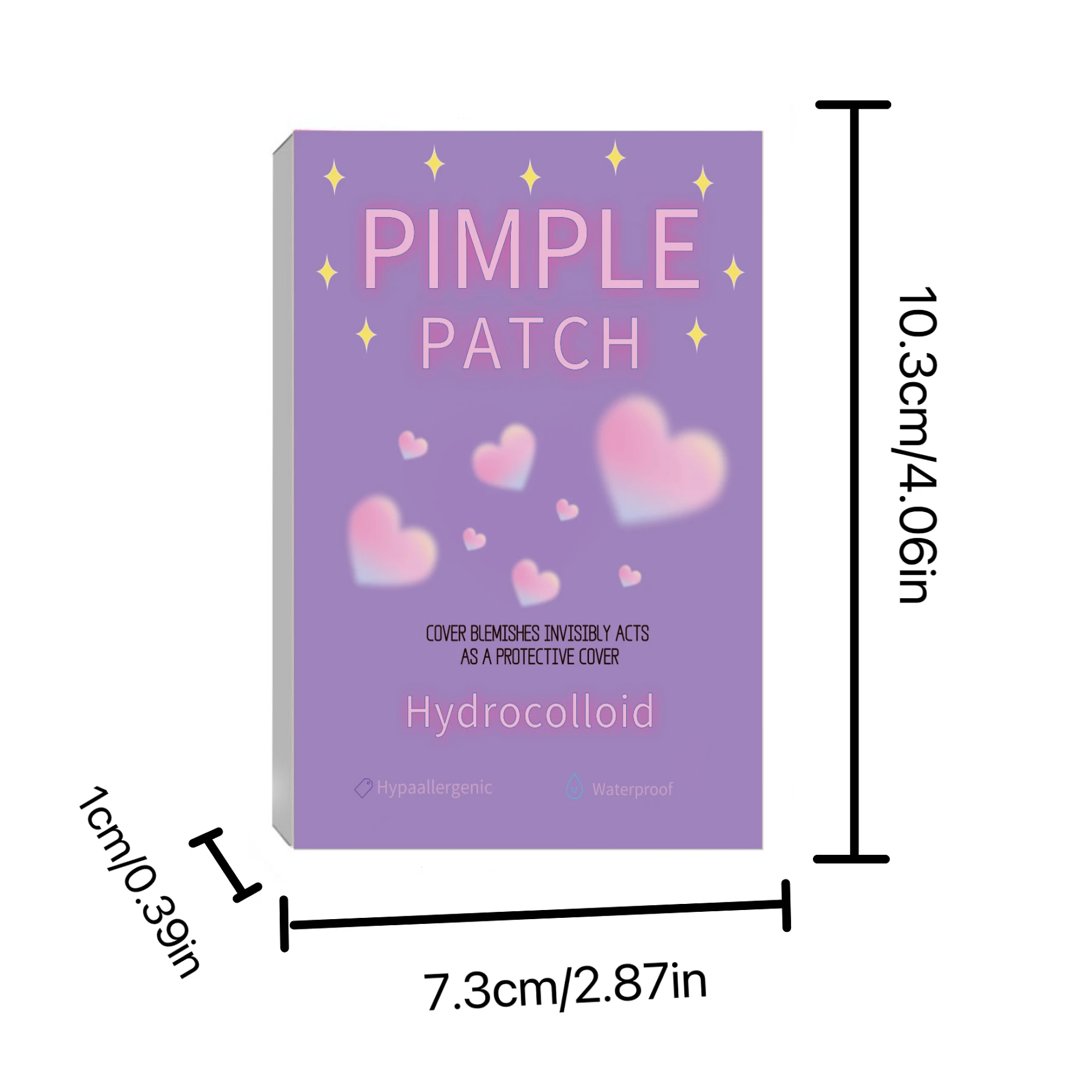 رقعة بثرة لطيفة، 840 قطعة، سبعة ألوان، رقعة حب الشباب مع تصميم، ملصق جيراوات، مناسب للعديد من المناسبات مثل الملابس