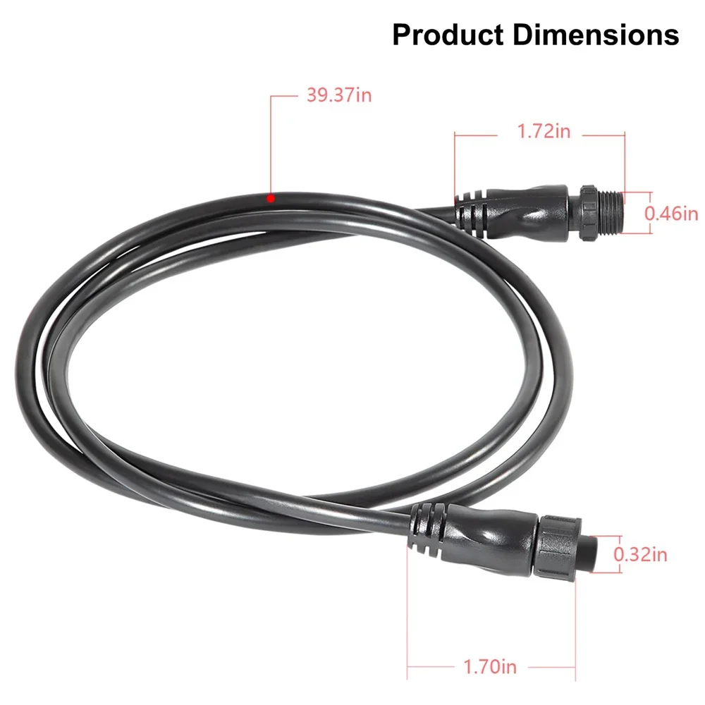 Ersatz für NMEA 2000 (N2K) 1 Meter 3 Zoll Backbone-, Drop- oder Verlängerungskabel für Lowrance, Simrad, B&G, Navico & Garmin Netzwerk – Detail 9