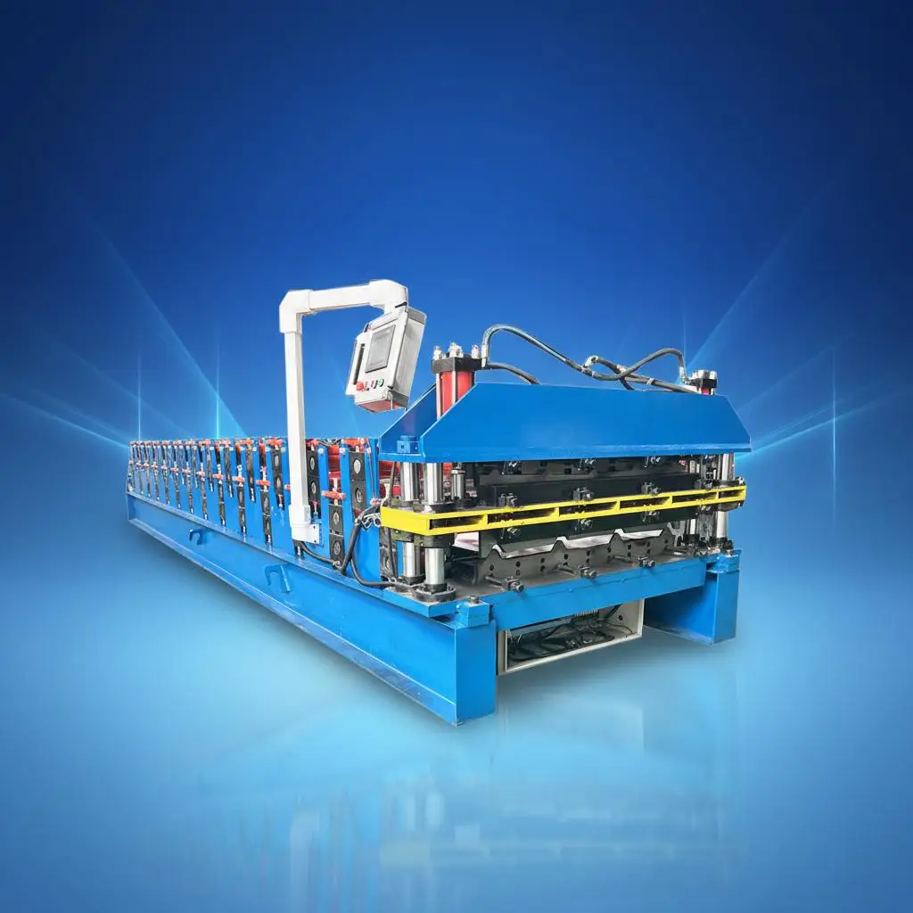 NewBuilding Material Machinery Steel Ibr Corrugated Roofing Tile Panel Making Machine Metal Zinc Roof Sheet Roll Forming Machine
