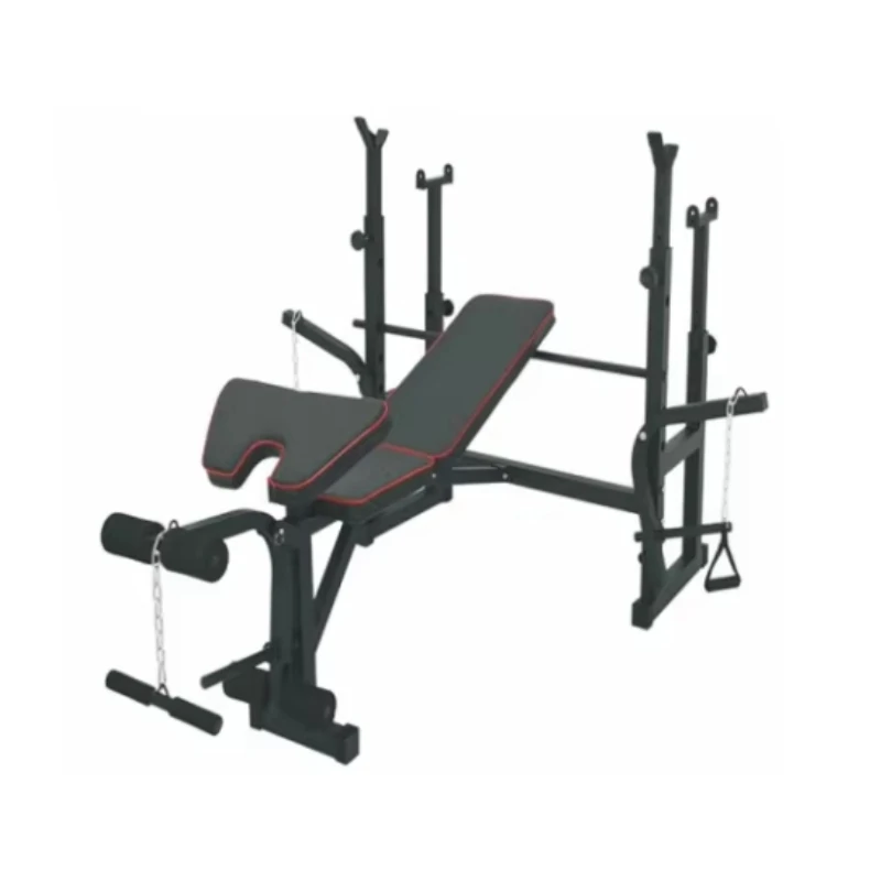 

Multifunctional Commercial Steel Barbell Weight Rack Adjustable Gym Bench Gym Fitness Strength Dumbbell Bench