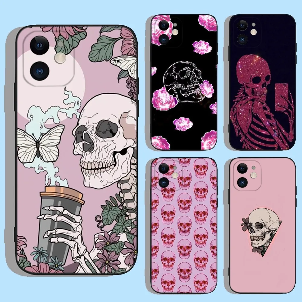 

Cute Animals Otters Phone Case For iPhone 16e,16,15,14,13,12,11,XS,XR,X,8,7,Pro,Max,Plus,mini Silicone Black Cover