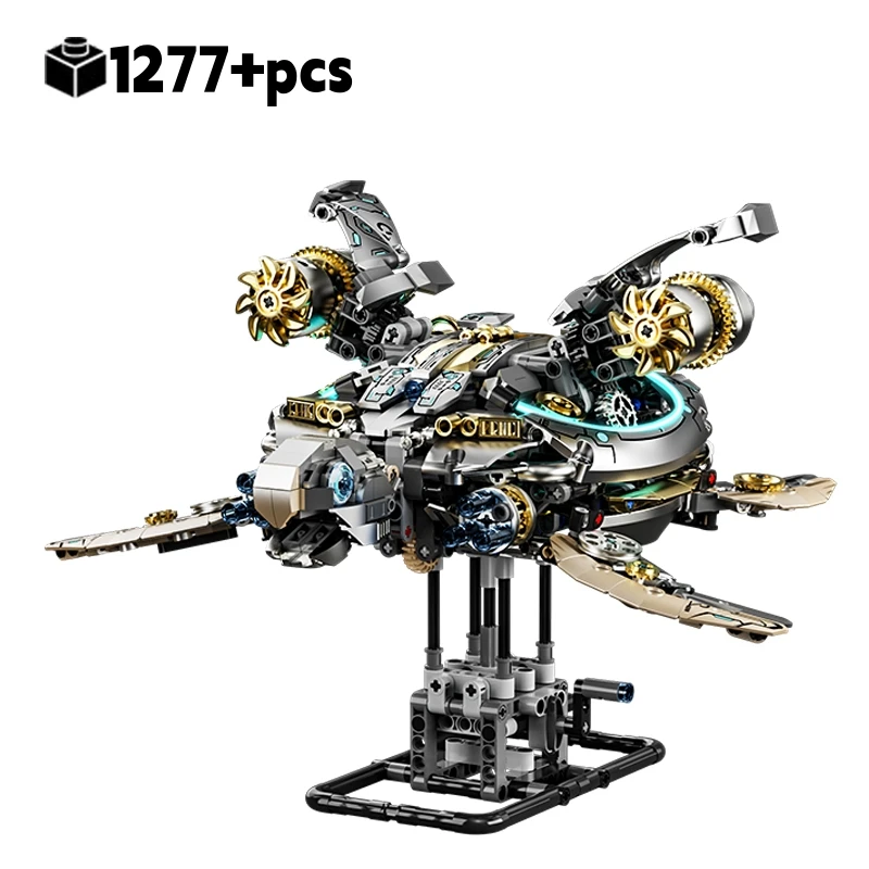 

NEW 1277pcs Mechanical Sea Turtle Building Blocks ,Technical Gear Linkage, MOC Ocean Animal ,Desktop Decor Gift