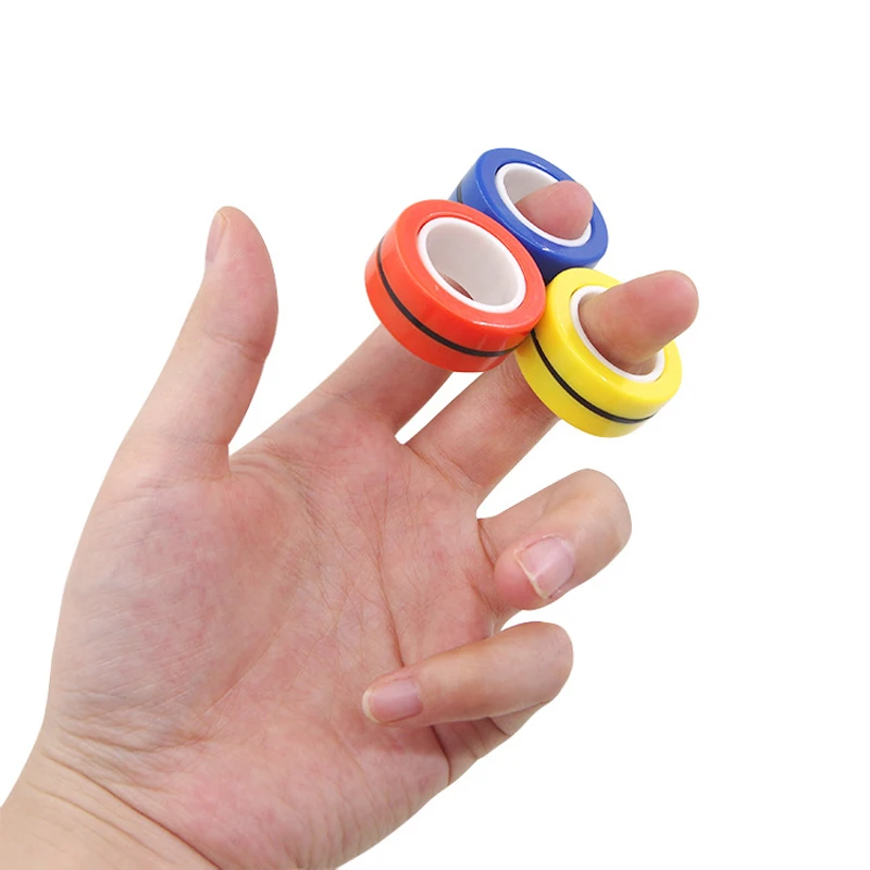 Fingertip Magnetic Rings Anti Stress Fidget Toys For Anxiety Autismus Spielzeug Brinquedos Para Alívio Do Estresse