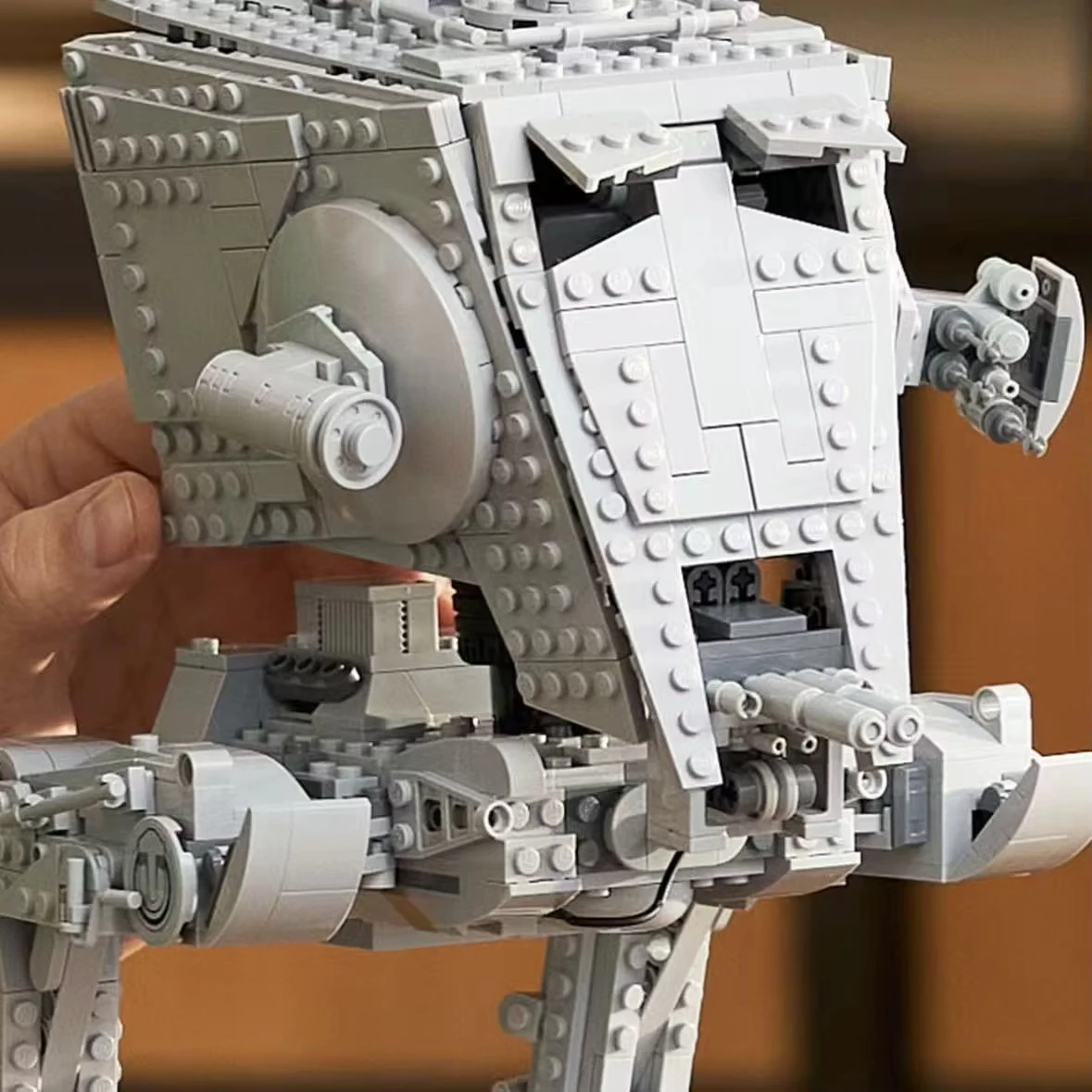 مكعبات بناء صغيرة جديدة من ATST Walker Moc لتقوم بها بنفسك مجموعة الطوب التعليمية للأطفال والكبار هدايا عيد الميلاد وعيد الميلاد #5