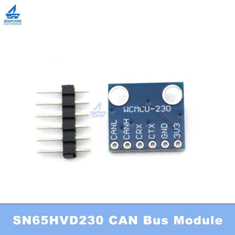 1/3/5/10PCS MCU-230 SN65HVD230 CAN Communication Module Bus Transceiver Module 3.3V 1Mbps for Arduino