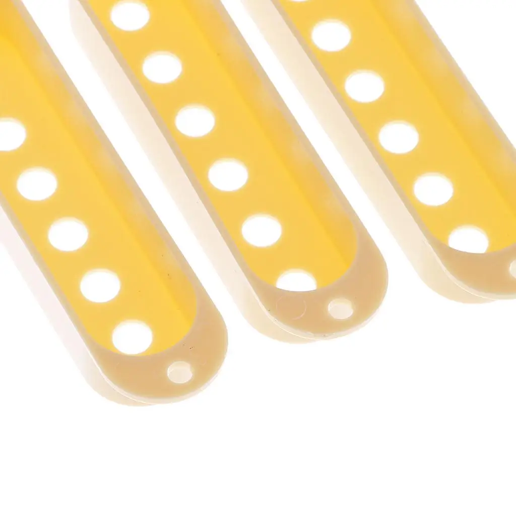 High Quality Cream Plastic Single Coil Pickup Covers for ST SQ Guitars Electric Guitar Parts Accessory