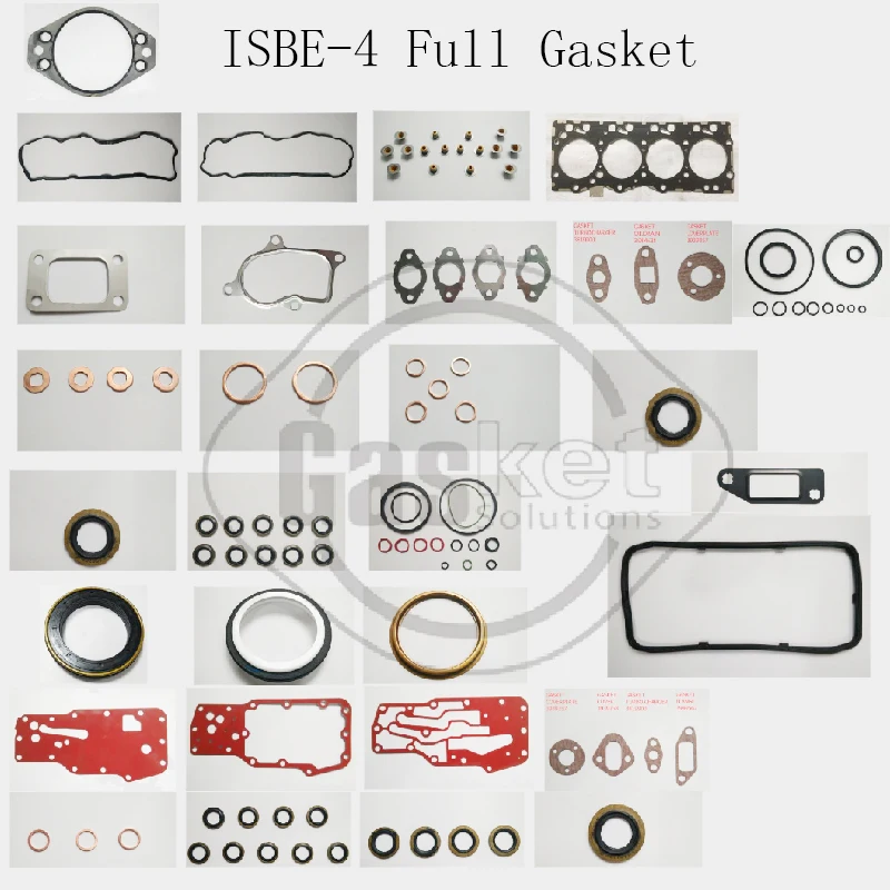 ISBE-4 Full Engine  Gasket Set  For CUMMINS klift Excavator Machinery Engine