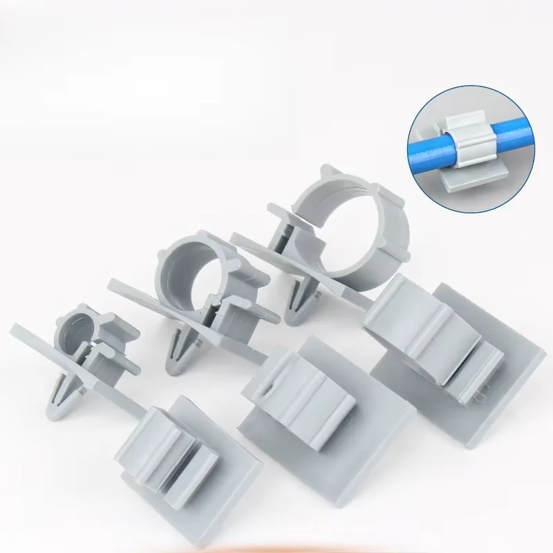 20/50pcs PTS Series Grey Nylon Plug-in Cable Clamp Aircraft Cones Fastener Adjustable Cable Organiser