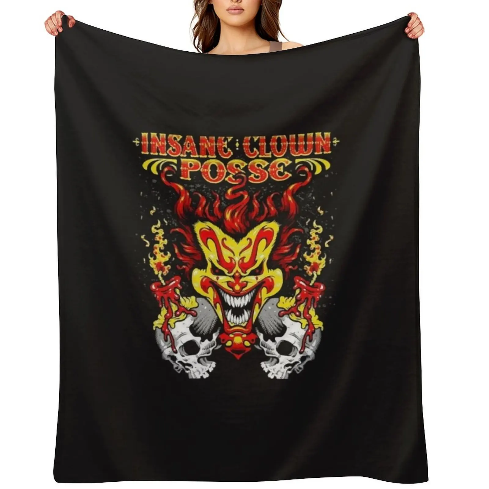 

Clowns Throw Blanket Hair Soft Big Blankets For Bed Hairys Blankets