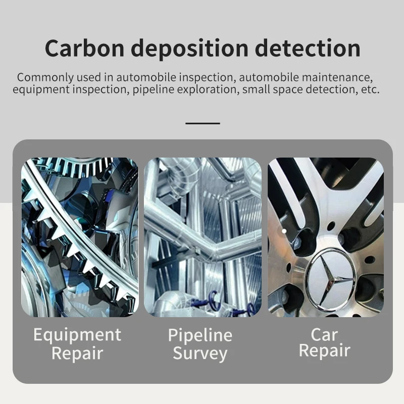 Cámara endoscópica de dirección Industrial de 360 °, boroscopio de inspección de lente de 8mm/6mm para Android, IPhone, mantenimiento de motor de