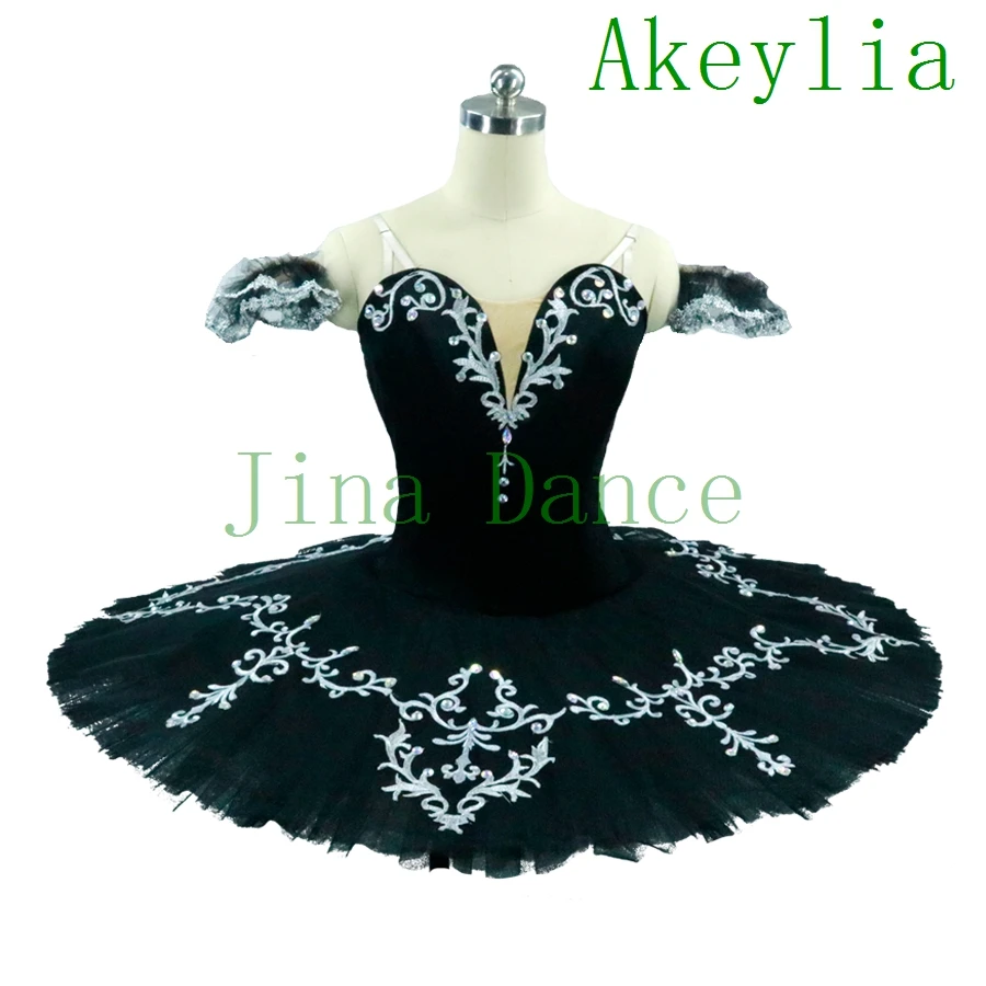 

Black Swan Lake Adult Professional Tutu Women Pancake Platter Classical Ballet Tutus Ballerina Stage Costume Dark Purple JN0023