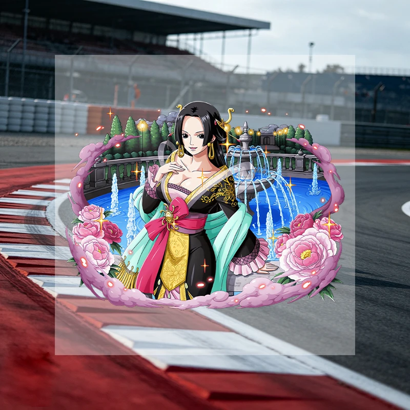 Car Stickers Anime Pirate Girl Vinyl Decal Waterproof Die Cut Weatherproof Fade Resistant for Rear Window Tumbler Auto Decor