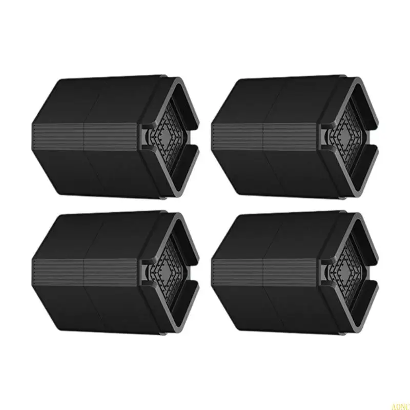 A0NC 4Pcs Universal Stackable Height Washing Machine Foot Pad Anti Vibration Refrigerator Base Fixed Nonslip Feet Stabilizer