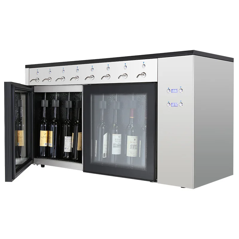 Wine dispenser, nitrogen fresh wine dispenser, automatic desktop tasting machine for quantitative production