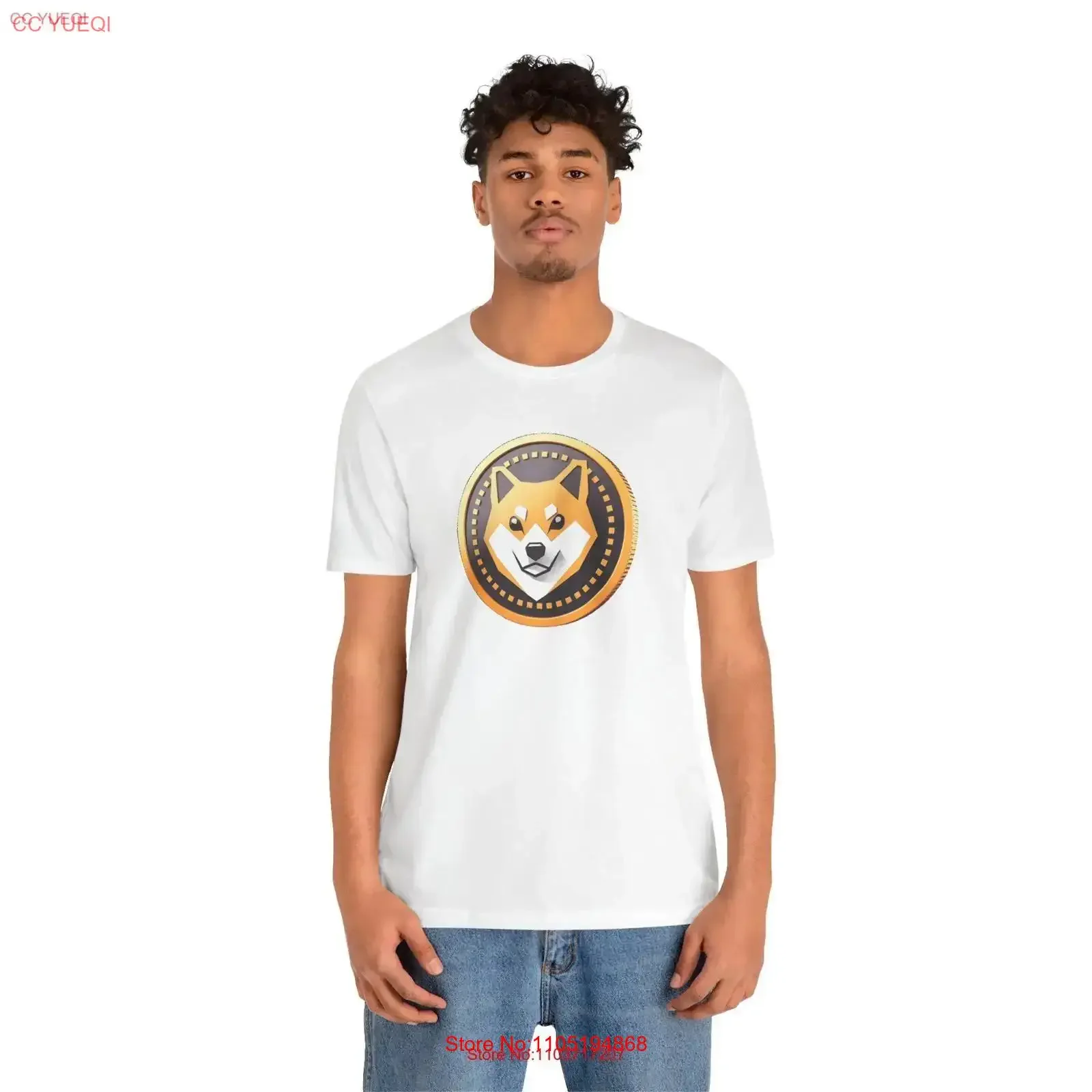 

Dogecoin T Shirt Jersey for Him Her Crypto Bitcoin vintage Washed graphic fashion Comfortable Versatile Breathable Casual